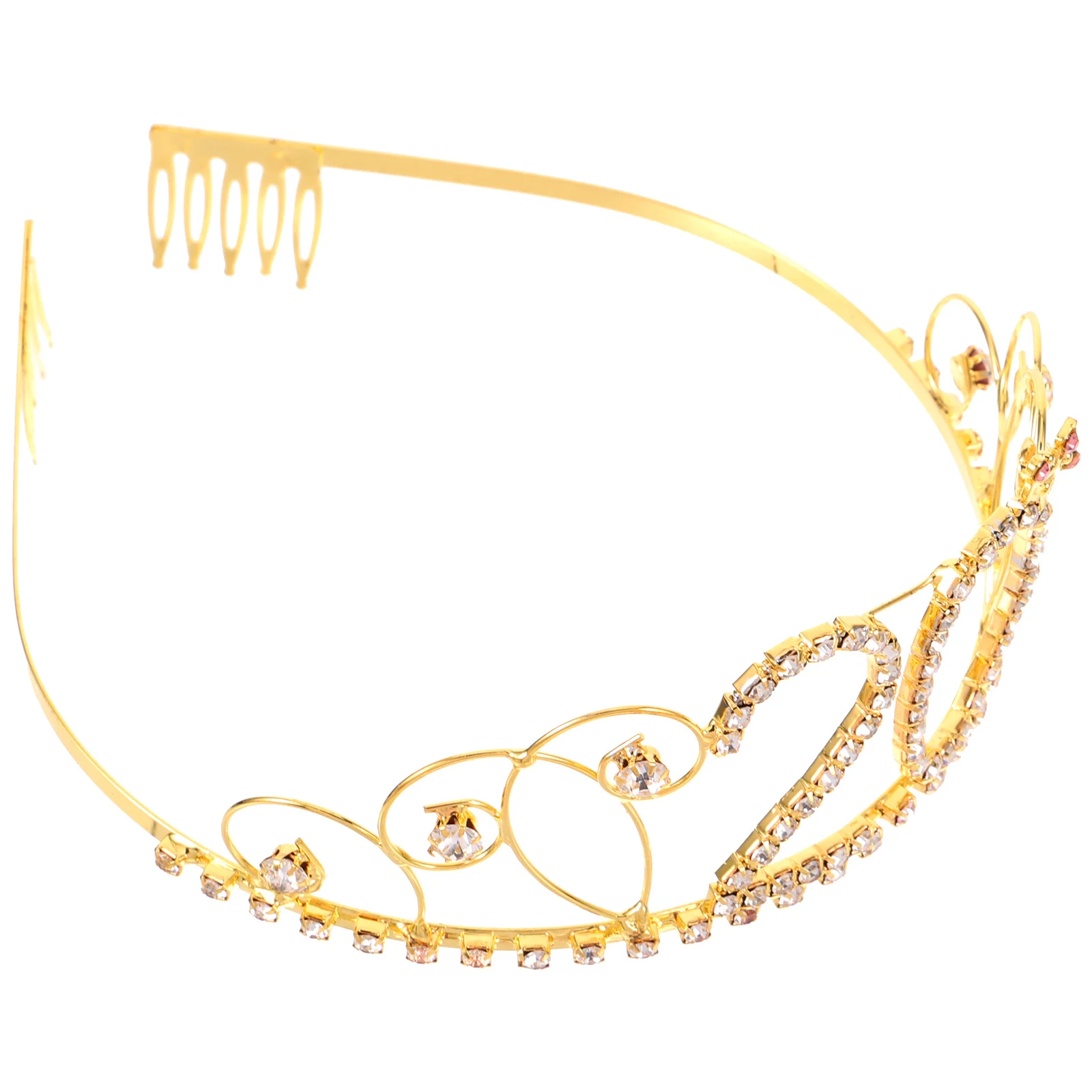 

20th Birthday Tiara Rhinestone 20th Birthday Crown with Combs Hair Accessory