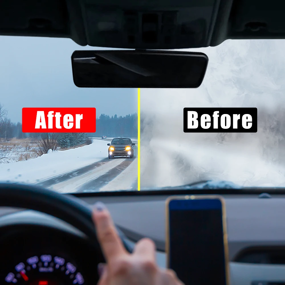 Glass Anti Fog Coating Spray Winter Car Interior Windshield Long Lasting  Prevent Fogging Clear Vision Fog Repellent Mirror Clean - AliExpress