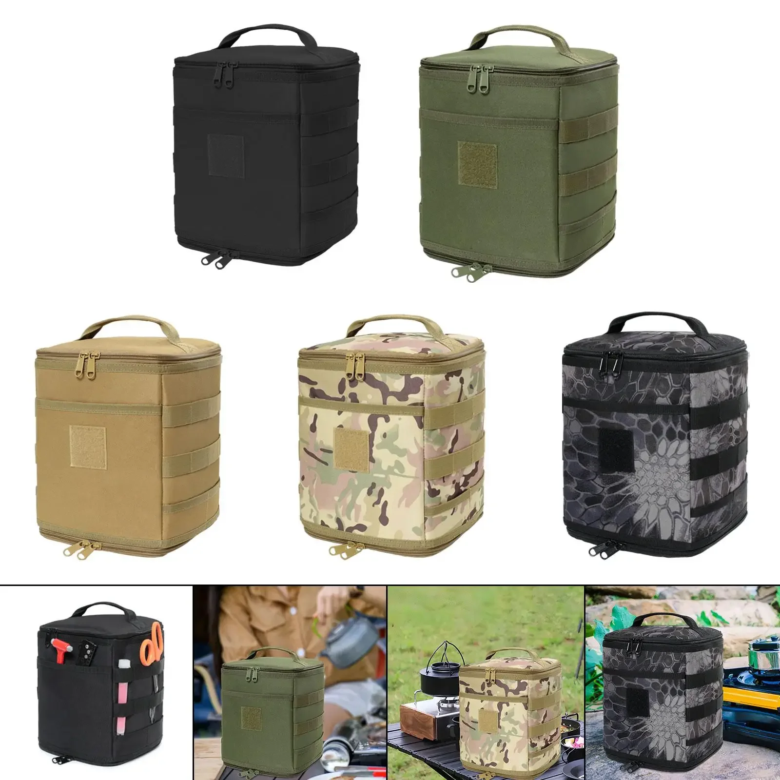 

Multifunction Lantern Cylinder Bag Camping Storage for Cooking Cover Travel Gas Tank Case Protective