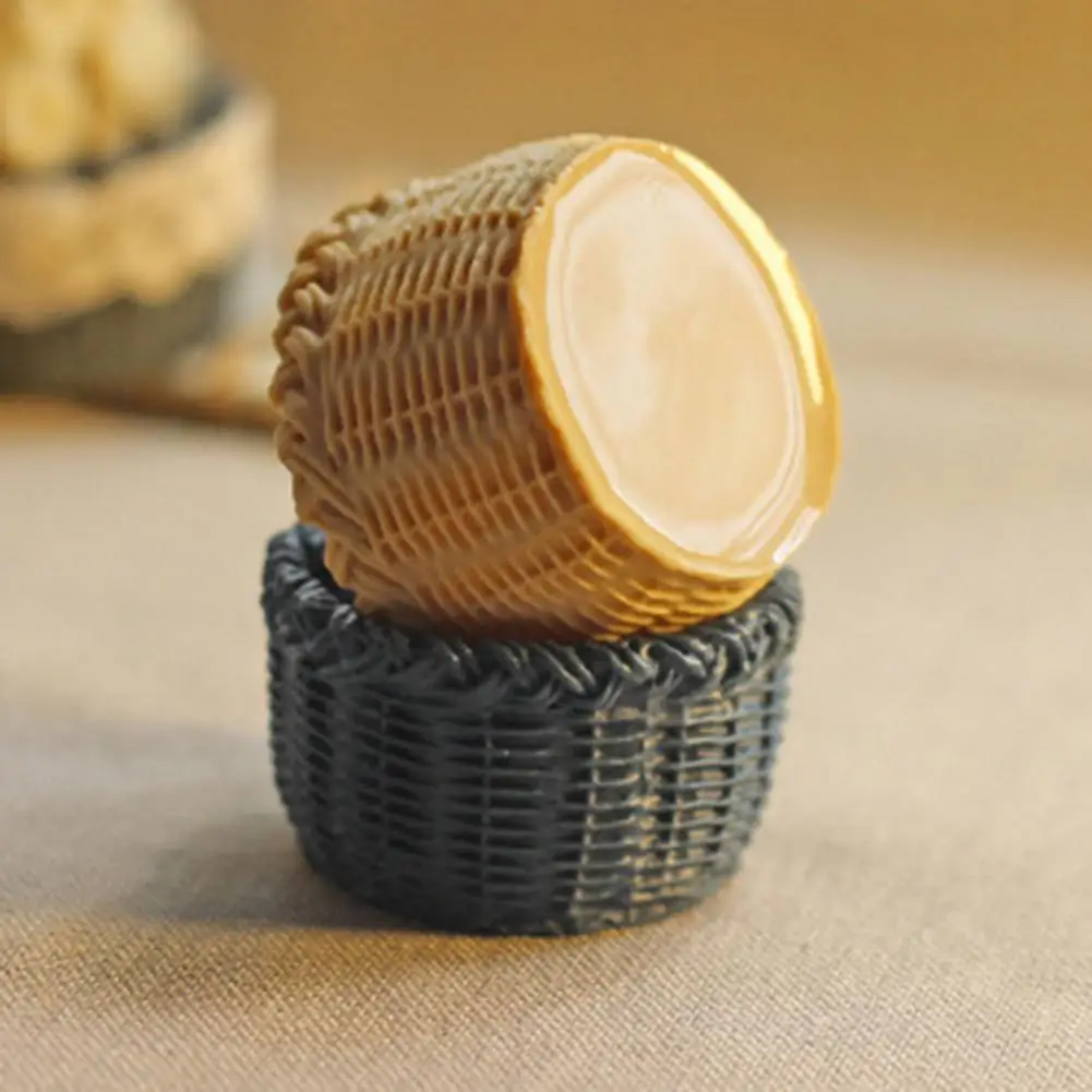 

Образовательная компактная миниатюрная корзина для кукольного домика, миниатюрная корзина для развития интеллекта, миниатюрная корзина, мини-корзина