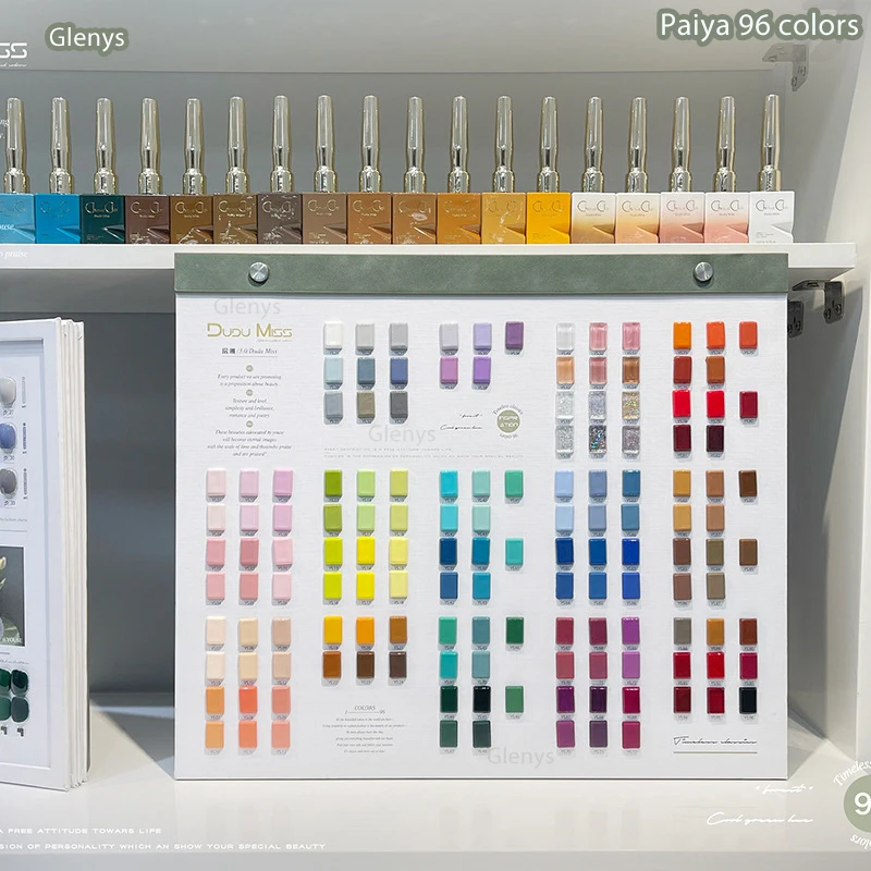 96 color nail polish gel for nail salon spring and summer Glenys nail polish