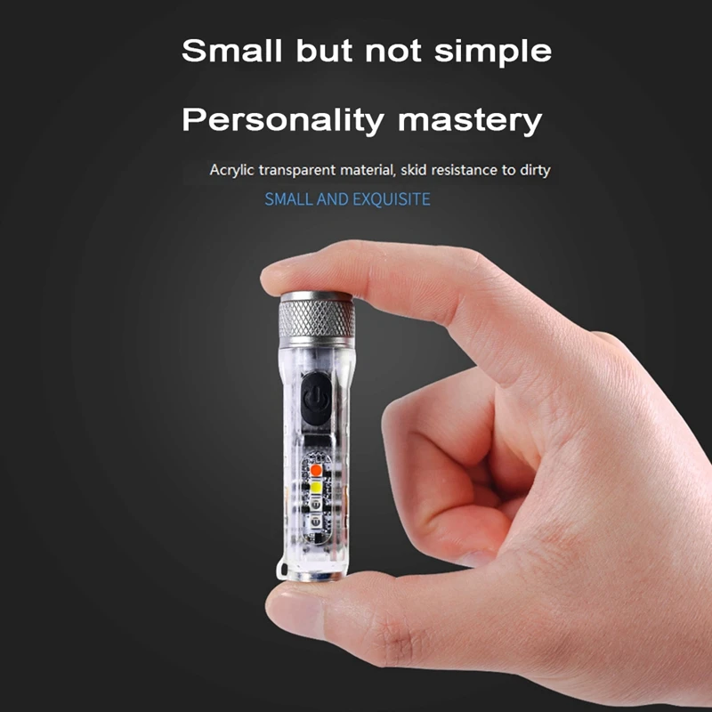 

Mini T20 LED Flashlight Portable Work Light USB Rechargeable Lamp Magnetic Warning Camping Flashlight