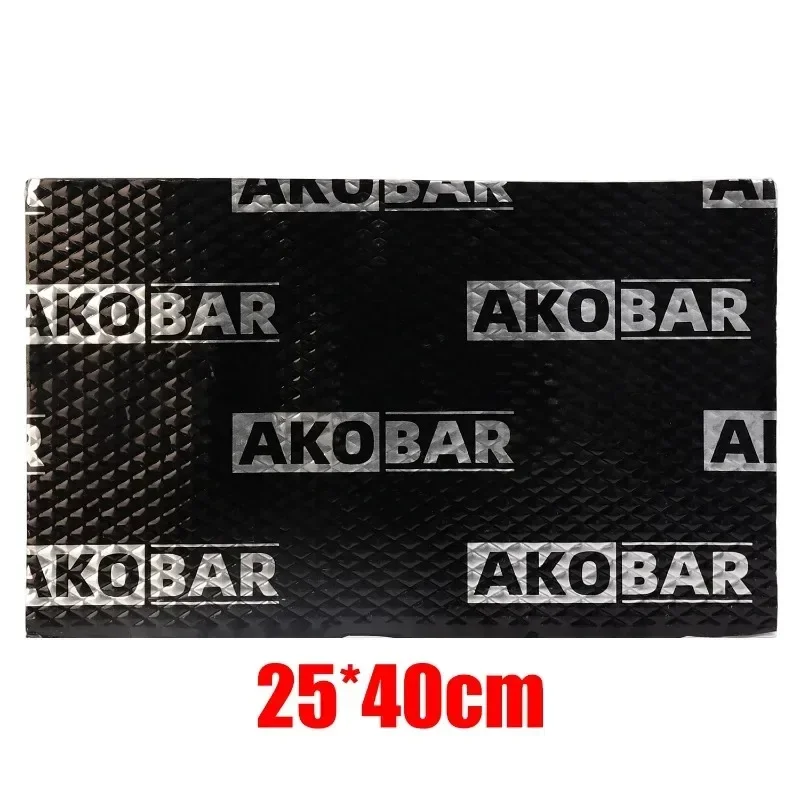 Self-Adhesive Soundproofing Pad - Noise Reduction Butyl Thickening 25x40cm