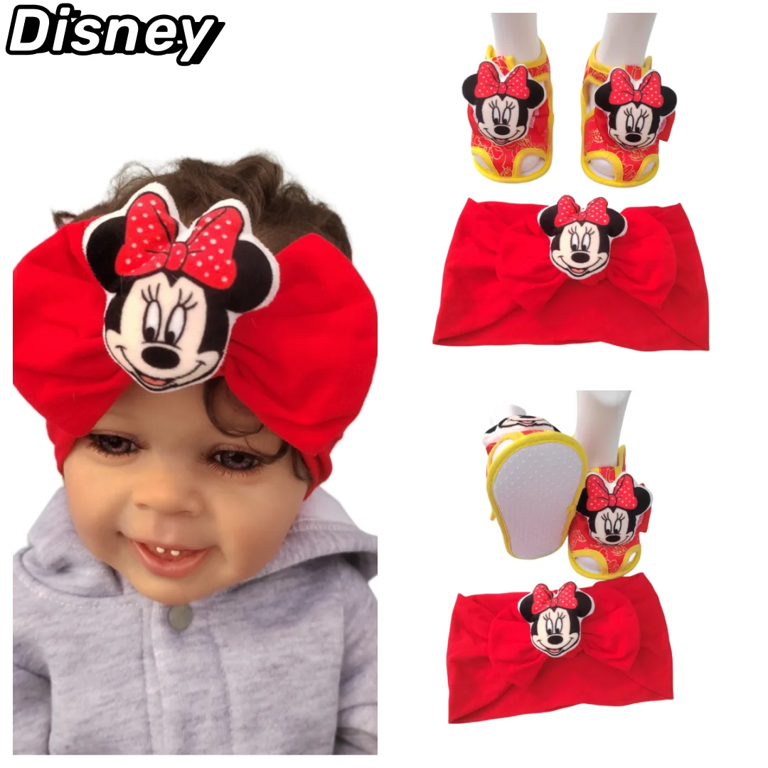 Baby Minnie Mouse Shoes Newborn Headband Baby 100% cotton warm household items Newly designed decorative items for children children items