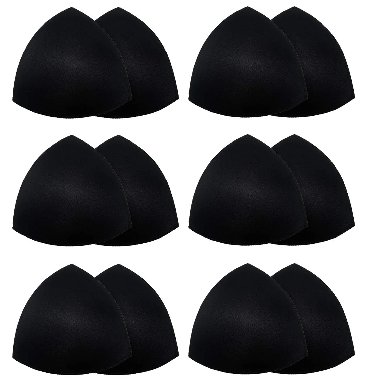 Triangle Sponge Push Up Bra Pads Set for Women Invisible Insert Swimsuit  Bikini Breast Enhancers Chest Cup Pads Accessories - AliExpress