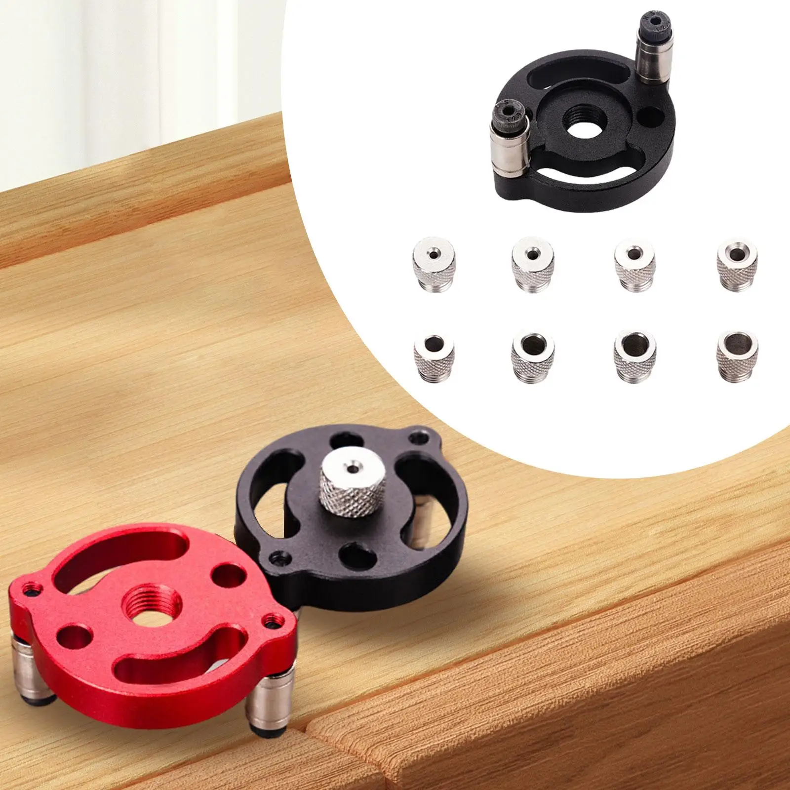 

Pocket Hole Jig Kit Straight Holes Drilling Position Drill Guide Locator
