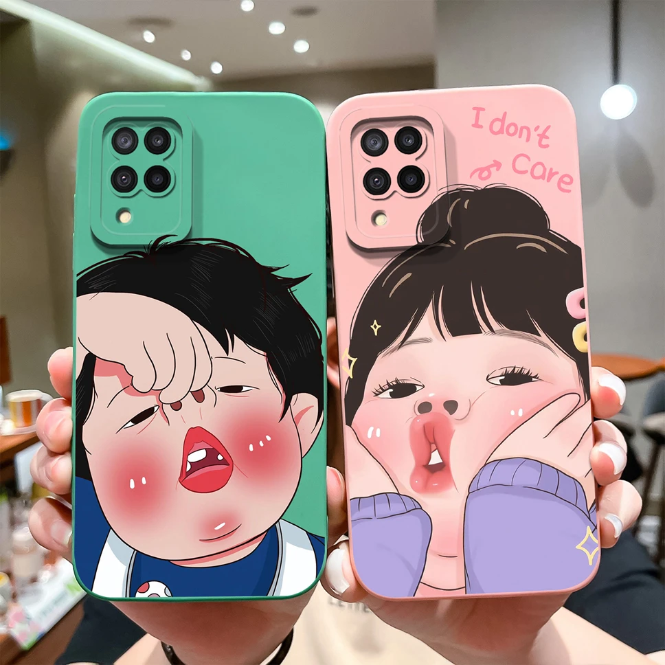 Cute Creative Style Soft Liquid Silicone Shockproof Anti-Slip Phone Case