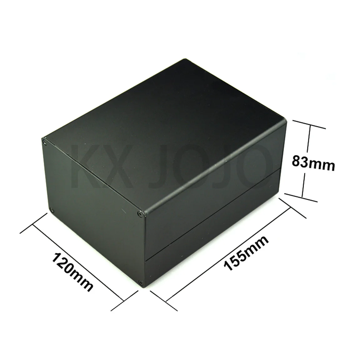 Contenore in Alluminio Nero 27*82*100mm per Circui