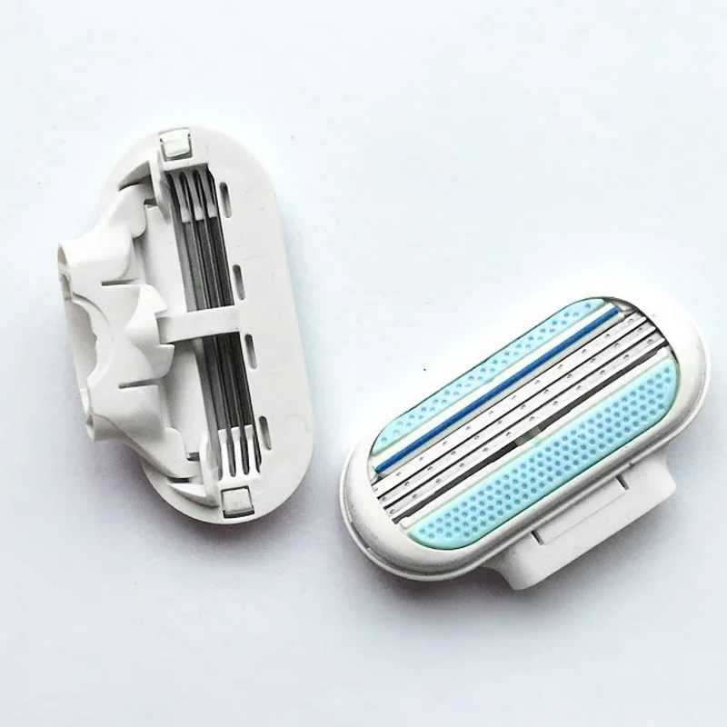 4-20Pcs Shaving Blades For Women Safety Sharpener razor For Razor Blade 3-Layer Replacement Head For Beauty Hair Removal Blades