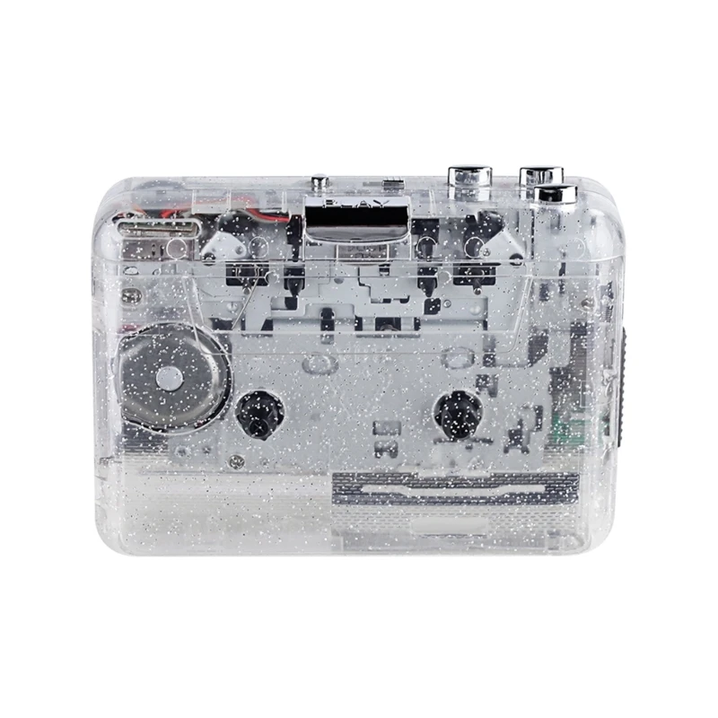 Cassette Players Portable Cassette Tape to MP3 Player Support for XP,Win7,Win 8,Win10 System Walkman Tape Player