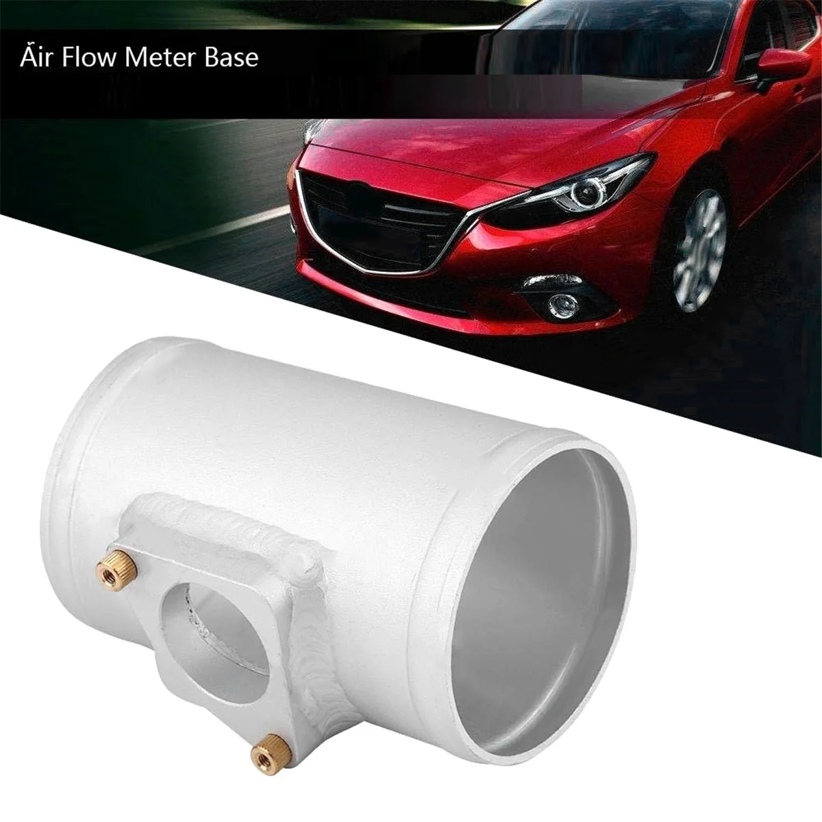 63mm Car Intake Pipe Air Flow Meter Base Engine Modified Intake Sensor for Toyota Honda Subaru Mazda