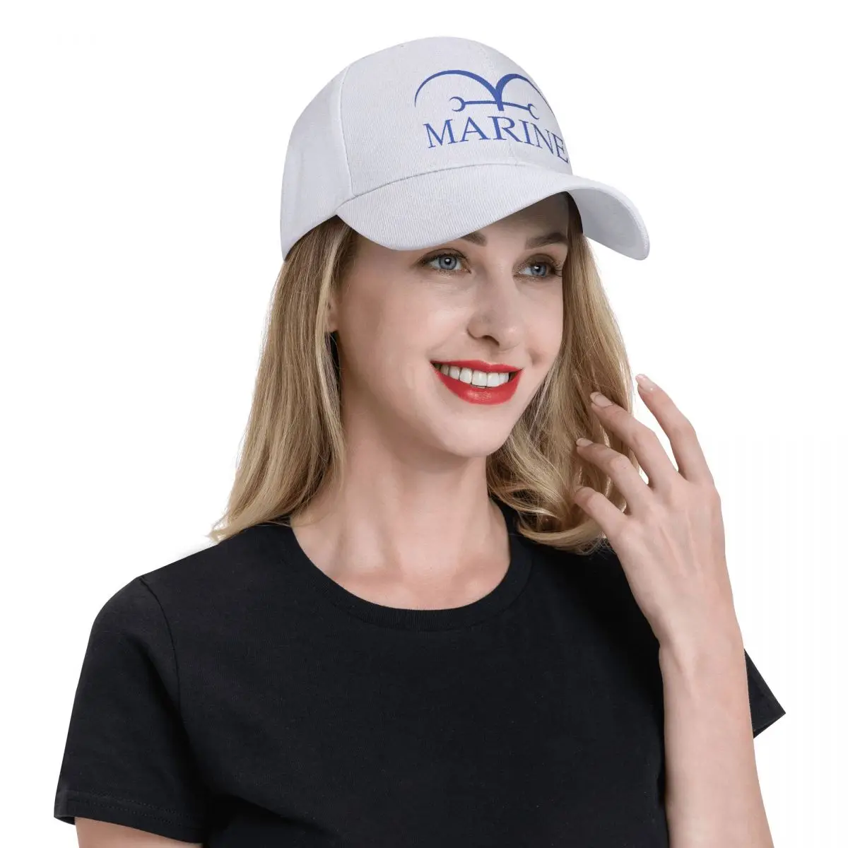 Navy Anime Japan Unisex Trucker Cap - Fashionable Adjustable Snapback Summer Hat