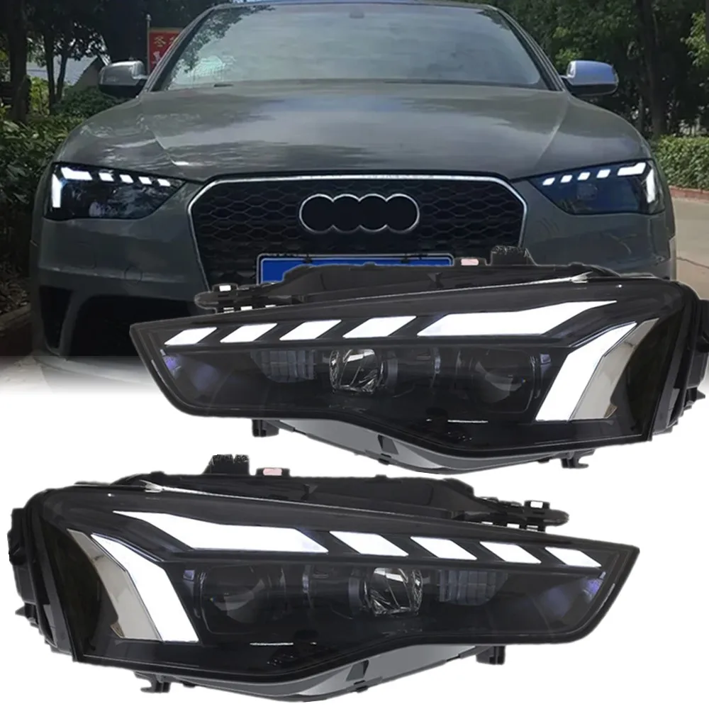 

2 шт., светодиодные передние фары для Audi A5 2012-2016