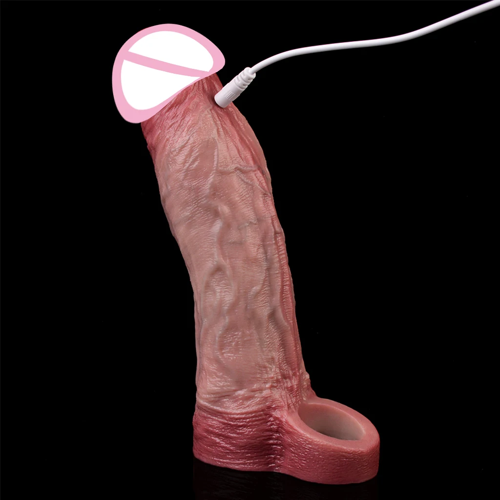 HeartCaptor Silicone Sleeve Extender for Men Delay Support Reusable Enhancer - Details 18