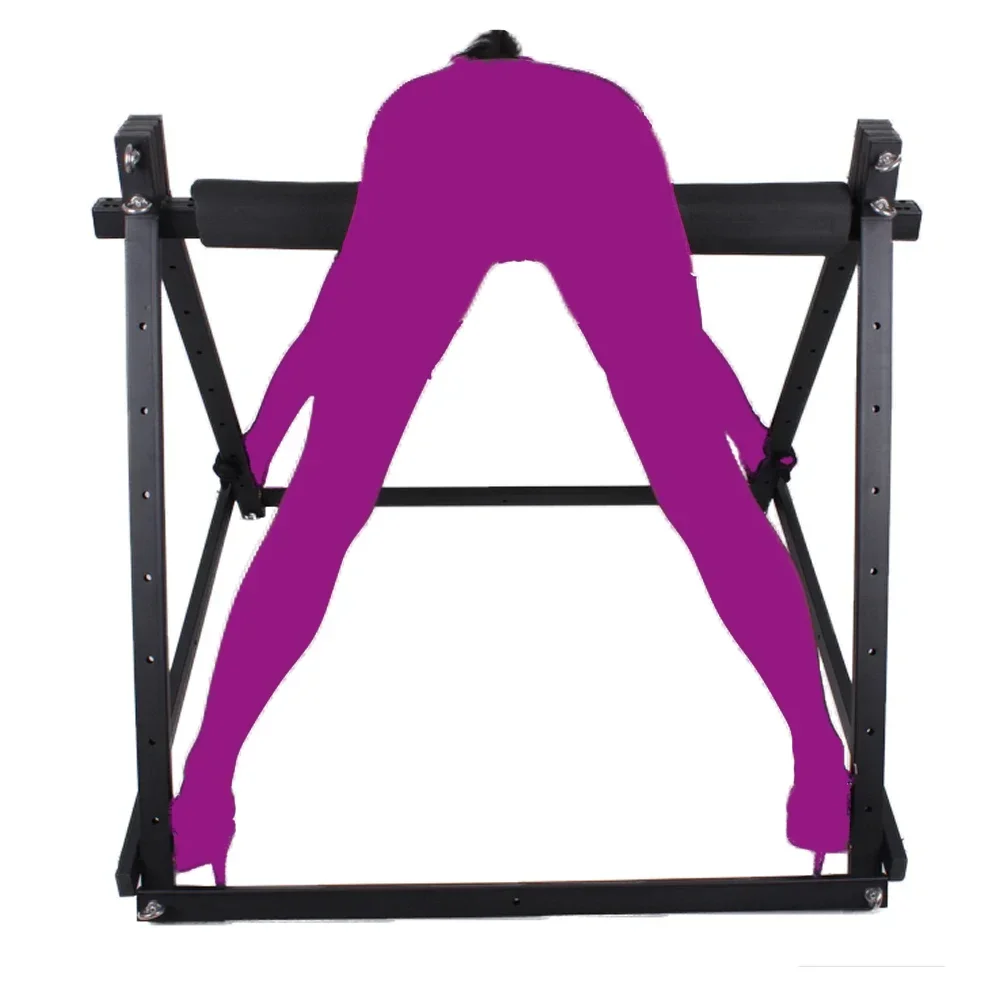 Bdsm Furniture Stainless Steel Tripod SM Goods Restraint Tool Forced Spread Legs Love Seat Sex Toys for Couples Sexy Equipment