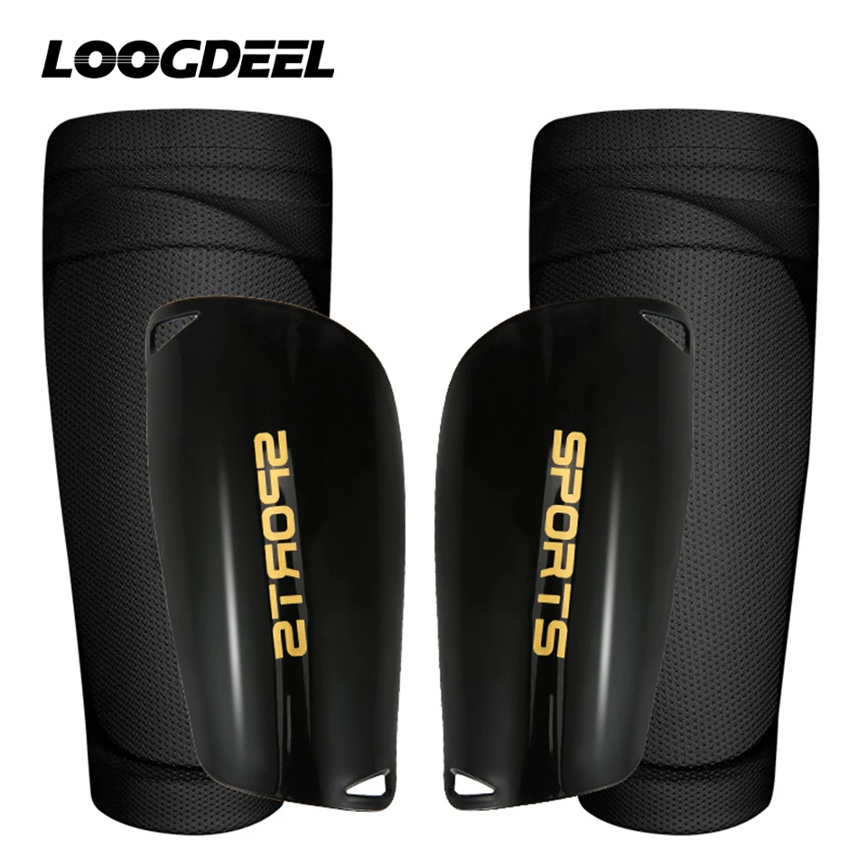 Loogdeel Soccer Shin Guards for Kid Youth Teen Adult Shin Guards Sleeves Cushion Protection