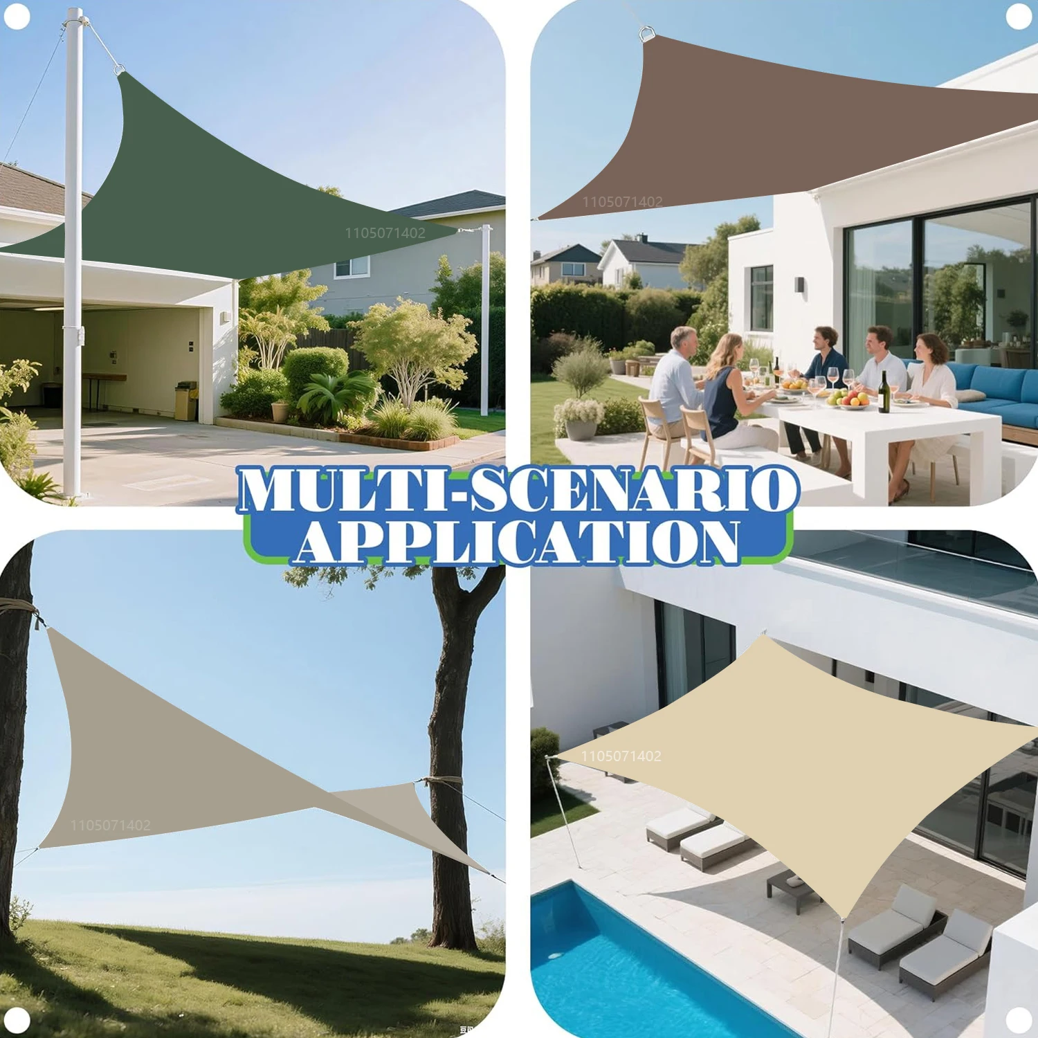 Waterproof Sun Shade Sail 4
