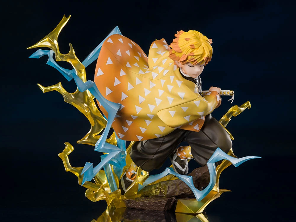 Bandai Original Figuarts Zero Agatsuma Zenitsu Demon Slayer Collectible Anime Figure