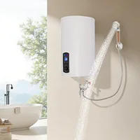 Chauffe-eau électrique 30L, 2000W, vertical, avec affichage numérique, robinet et douchette pour cuisine, salle de bain, salon, maison 1