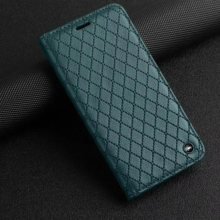 Leather Flip RFID Blocking Wallet Phone Case – Enhanced Protective Book Cover