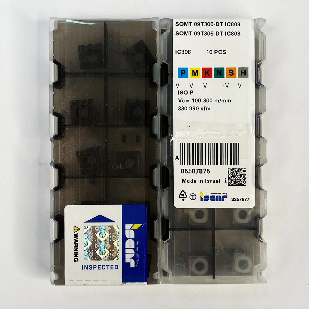 

HUAZHICHUN 10pcs SOMT 09T306-DTIC808 Internal Turning Tool carbide insert Cutting tool Aluminum lathe inserts CNC turning insert
