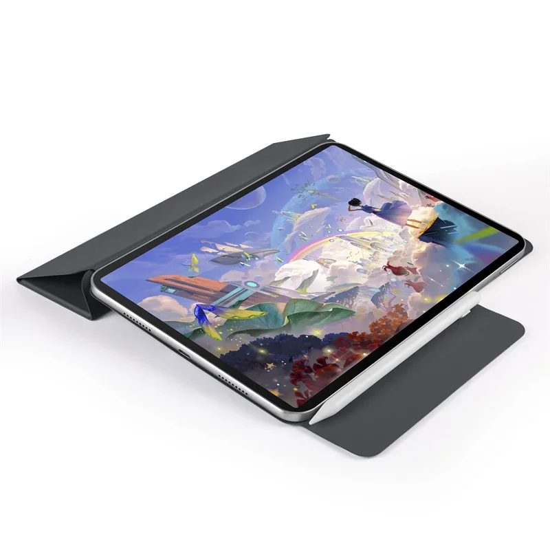Ultra Thin Multi-Folding Magnetic Tablet Case with Auto Sleep/Wake