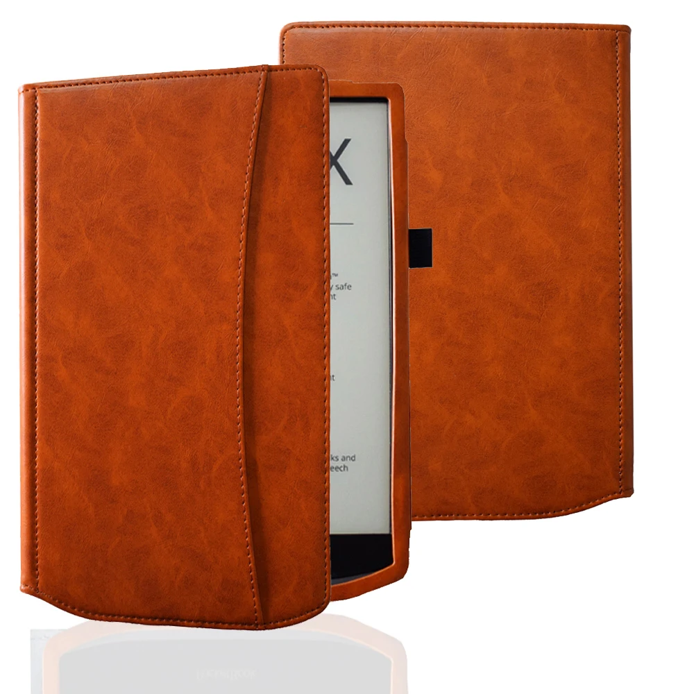Capa de Couro Magnética 10.3 Pocketbook 1040 Inkpad x Pb1040 Ebook Auto Dormir Wake