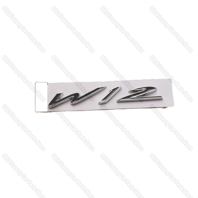 Emblème de logo d'insigne de Chrome W12 pour Bentley ightGTC OEM  3W8853675D, pièces d'auto - AliExpress