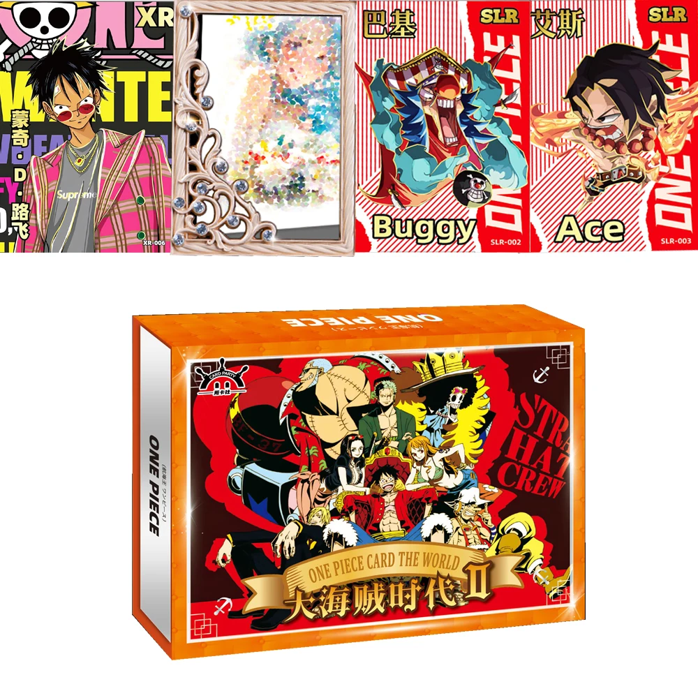 

Genuine Anime One Piece Cards Luffy Roronoa Zoro Nami Limited Edition JR Shield Sailboat Collection Cards Toys Kid Birthday Gift