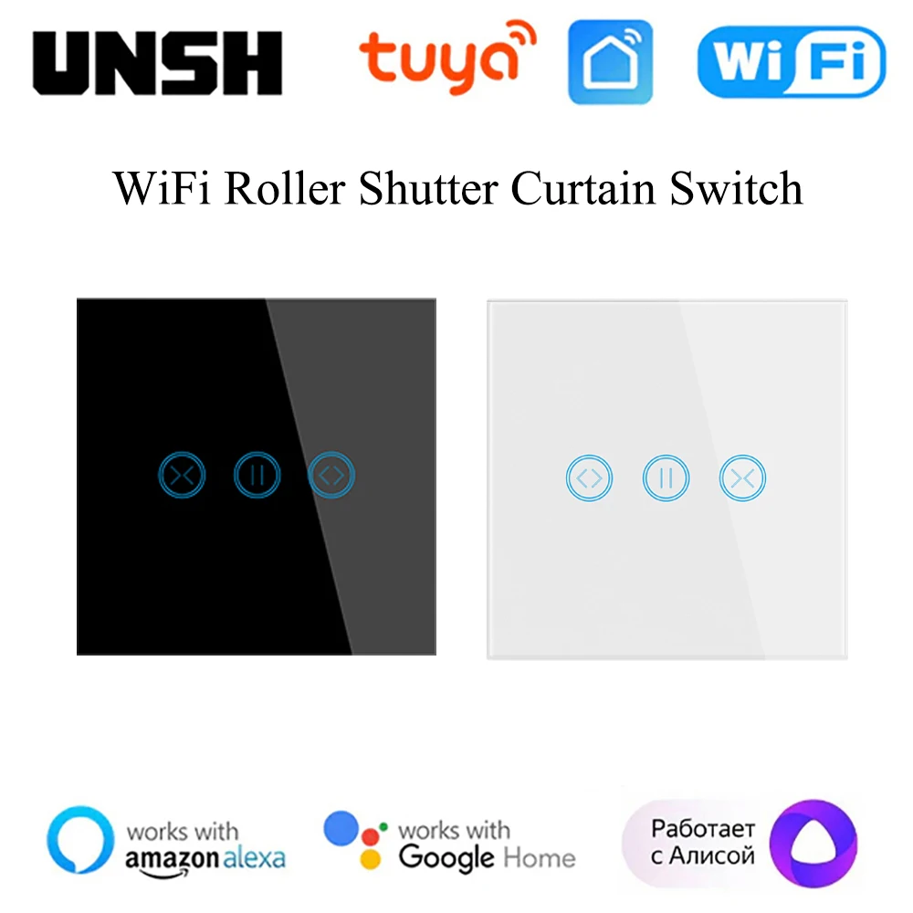 

Переключатель для штор с Wi-Fi, работает с Alexa Google home Alice