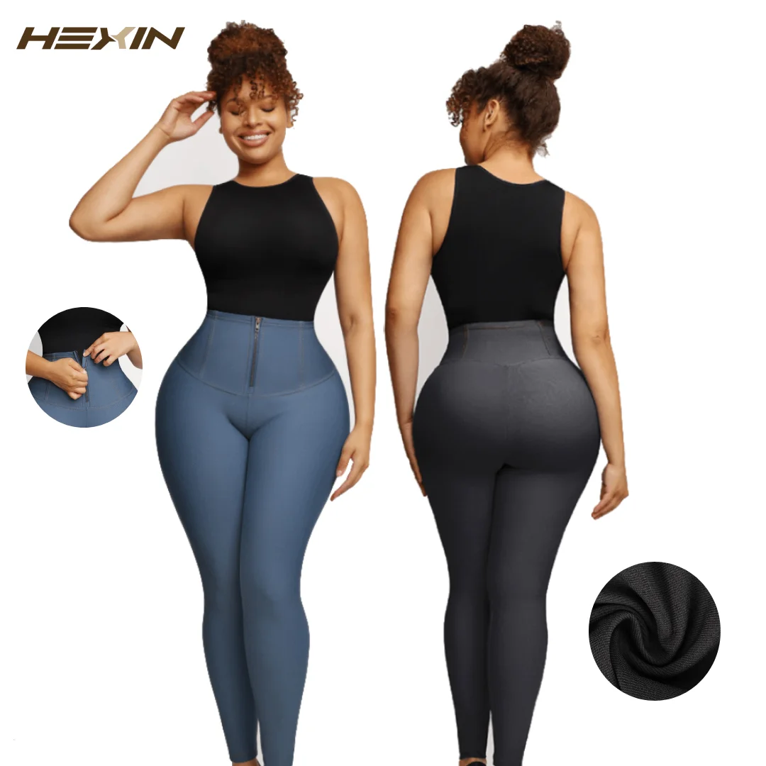 High Waisted Leggings Women Buttery Soft Tummy Control Waist Trainer  Powernet Fajas Colombianas Post Surgery Compression Bbl - Shapers -  AliExpress