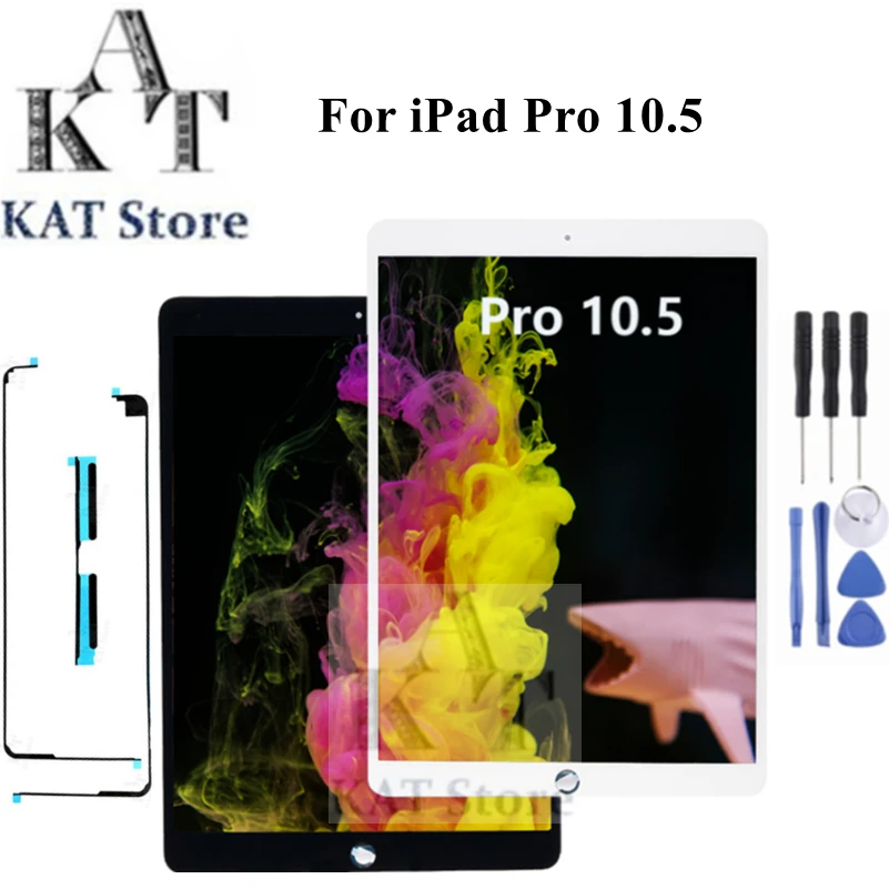 

10.5'' Screen For iPad Pro 10.5 2017 A1701 A1709 A1852 LCD Display Touch Digitizer Assembly Replacement