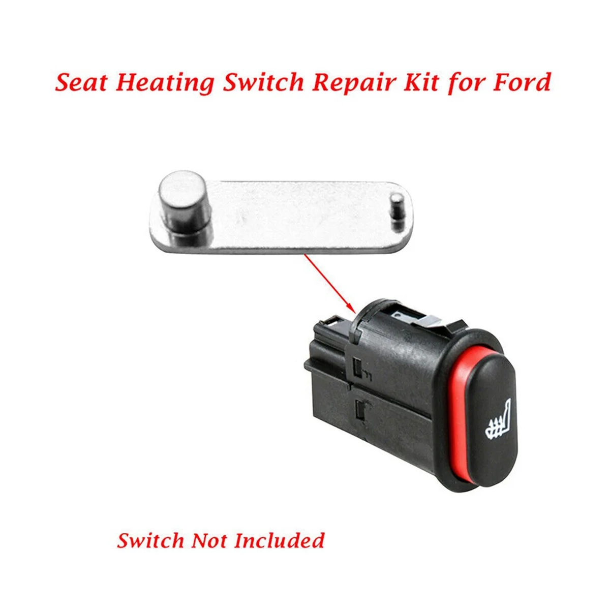 Heated Seat Button Switch Repair 6706942 93BG-19K314-AA for Ford Fiesta IV V VI KA Mondeo I Turnier, heated seat switch