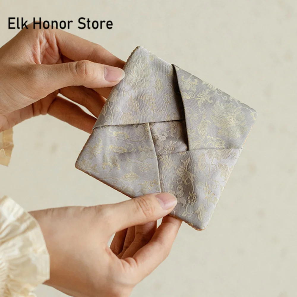 Boutique Woven Cotton Small Floral Cover Bowl Lid Protective Jacket Teapot Cover Small Teaware Storage Bag Tea Hoppocket teapot insulation cover,tea storage bags