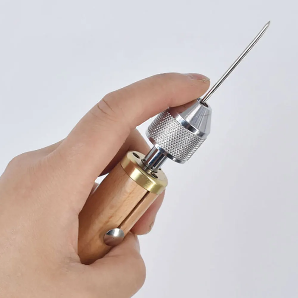 Diy Speedy Stitcher Sewing Awl Tool Kit Leather Sail Waxed Thread Leather Sail Canvas Heavy Repair Sewing Tool
