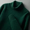Autumn and Winter Men's Turtleneck 100% Mink Cashmere Sweater Men 2024 Large Size Loose Knitted Sweater Keep Warm Top Men Jumper 6
