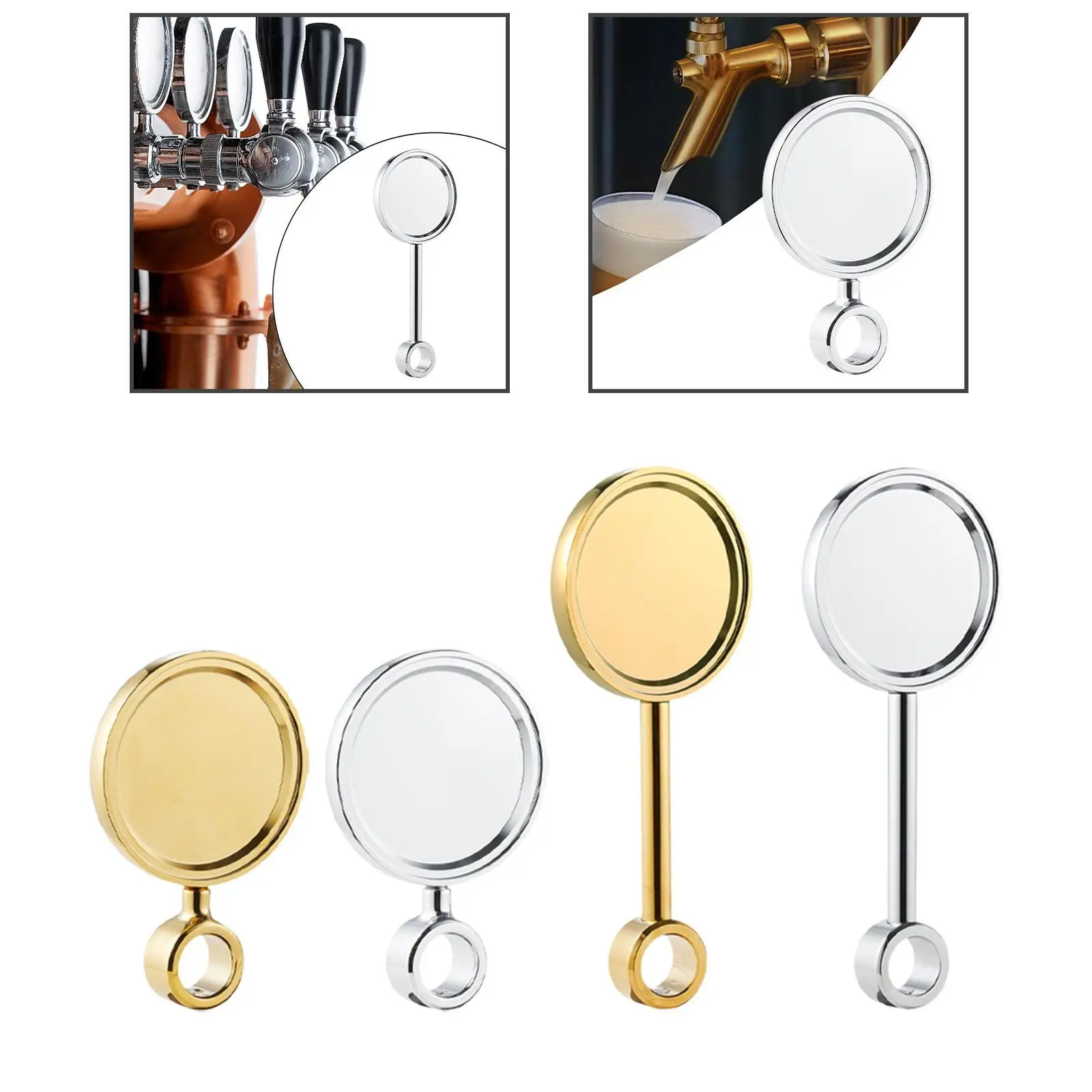 Beer Label Support Easy Installation Multipurpose Solid Beer Tap Fittings for Beer Dispenser Bar Home Use Gathering Beer Tower