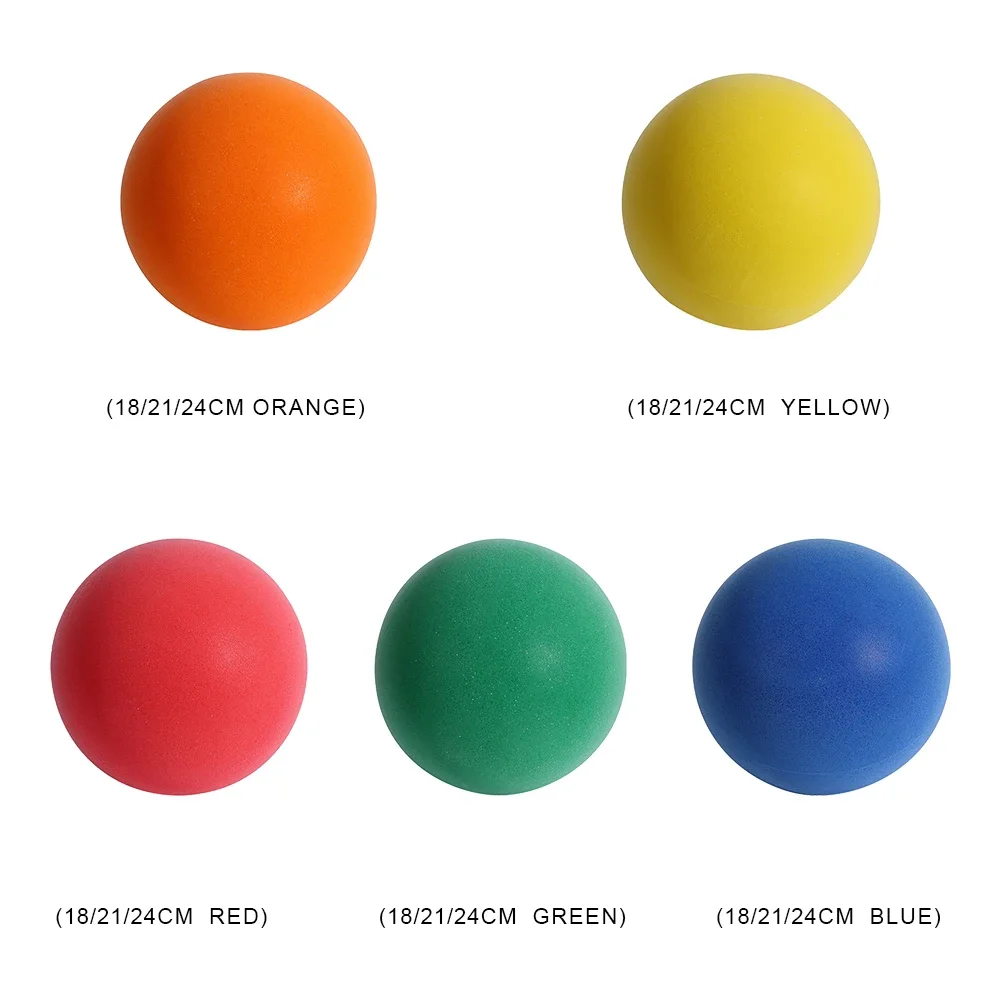 Basketball Balls 18/21/24CM Kids Bouncing Mute Silent 3/5/7 Indoor Silent Ball Foam Noiseless Basketball Soccer Accessories Toy