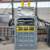 Vertical Semi-Automatic Hydraulic Packer /Waste Paper Baler Of Garbage Station /Waste Cloth Waste Compressor 2