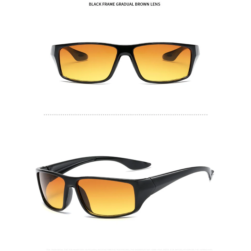 Night Vision Glasses - Anti-Glare Yellow Lens Sunglasses for Men  Women UV400