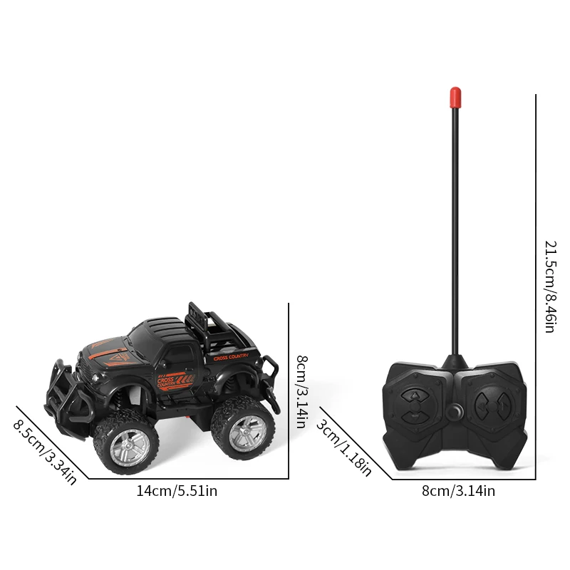 Remote controlled off-road vehicle alloy speed four-wheel drive climbing four-wheel drive inertia children's toy car 6