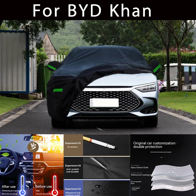 

For BYD Khan Outdoor Protection Full Car Covers Snow Cover Sunshade Waterproof Dustproof Exterior Car accessories