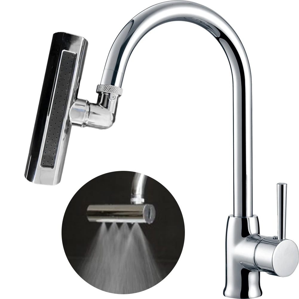 Waterfall Kitchen Faucet Multifunctional Kitchen Waterfall Faucet Splash-proof Kitchen Faucet Head Replacement for Kitchen Sink