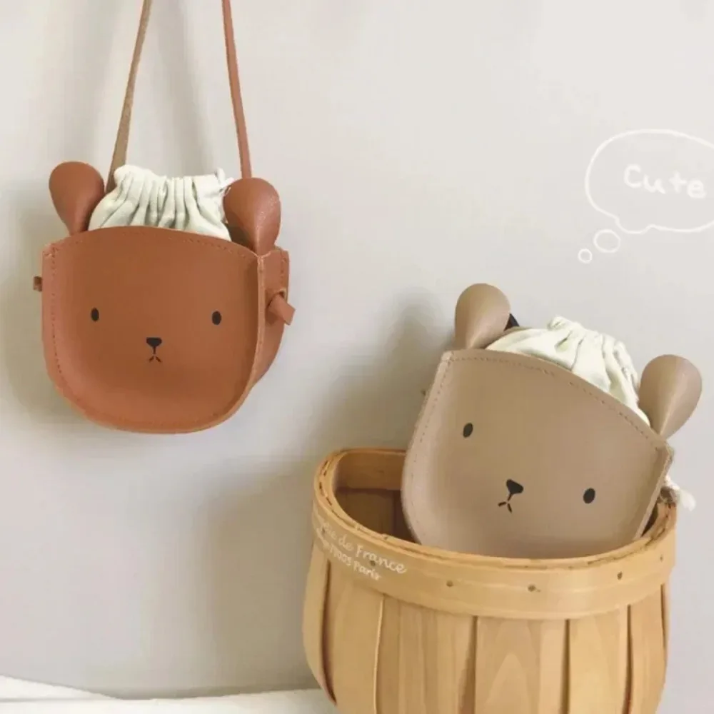 

Cartoon Cute Animal Crossbody Bag New Mini Bags PU Leather Crossbody Bag Cute Small Handbags Kids