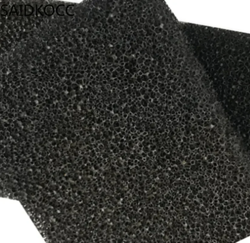 SAIDKOCC RVC Reticulated Glass Carbon Sponge Three-dimensional Scientific Research Foam Carbon Electrode Application