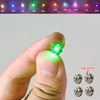 Size 7.1x7.6MM Mini Key Button Led Single Lamp Model Kit Wireless Light Materials For  Diorama Robot/Car Accessory 1Pcs 1