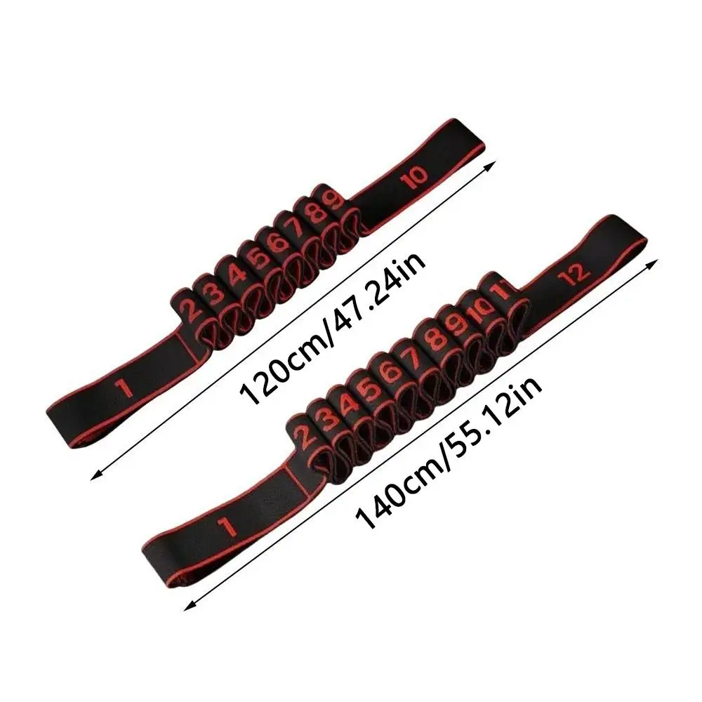 Enhanced Yoga Stretching Belt with Adjustable Resistance and Grid System