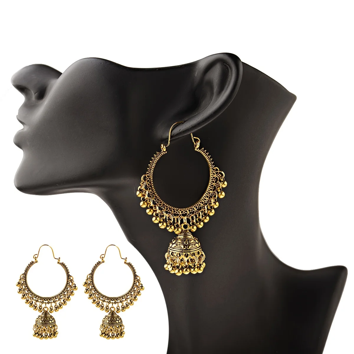 Aretes Largos De Plata 925 Y Oro Chapado 14K Para Mujer - Pendientes Elegantes, Ligeros Y Versátiles