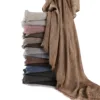 Crinkle Rayon Hijabs Pleated Hijab Scarf Headscarf Muslim Women Shawl Ladies Breathable Femme Headband Turban Islamic 180*67cm
