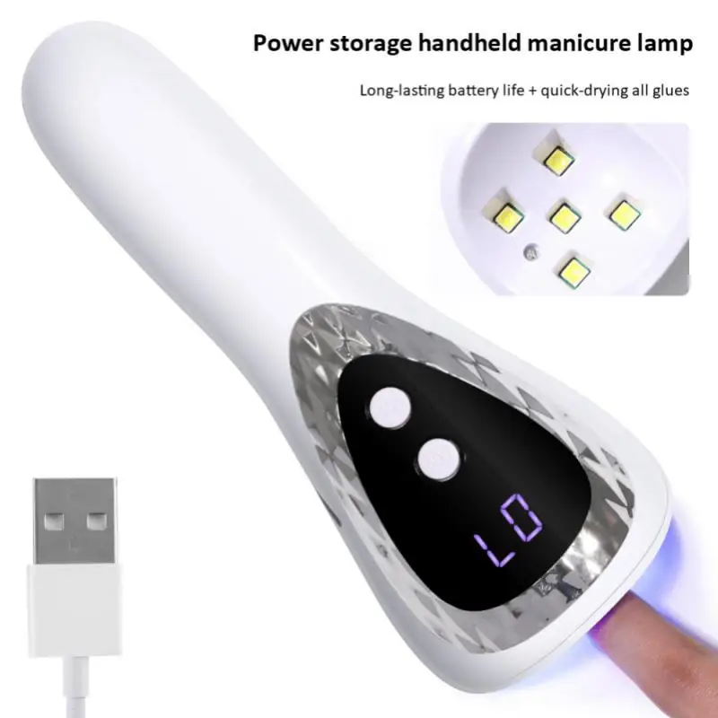 휴대용 UV LED 손톱 건조 램프, 충전식 미니 매니큐어 램프, 젤 네일용 네일 드라이어, 휴대용 네일 아트 도구